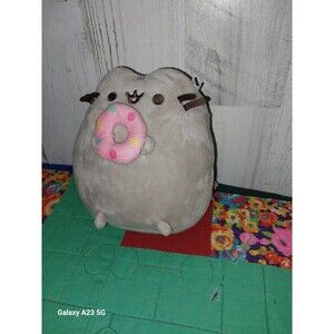 Pusheen Plush 9" Donut Cat Stuffed Animal By Gund